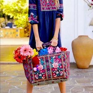Johnny Was NWT Embroidered Bag